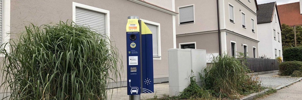 E-Ladesäule in der Dietersheimer Straße