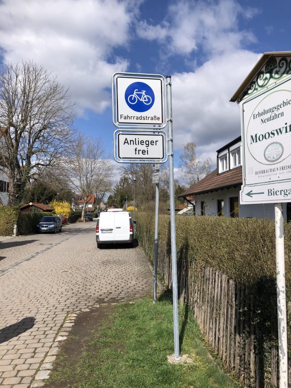 Verkehrszeichen Fahrradstraße