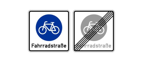 Verkehrszeichen Fahrradstraße